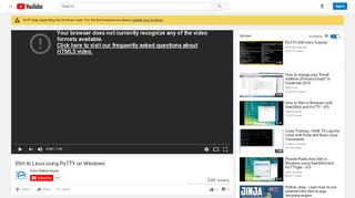 
                            12. SSH to Linux using PuTTY on Windows - YouTube