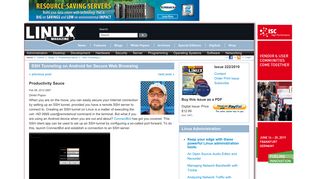 
                            6. SSH Tunneling on Android for Secure Web Browsing » Linux Magazine