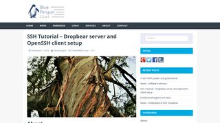 
                            3. SSH Tutorial - Dropbear server and OpenSSH client setup - Blue ...