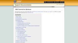 
                            3. SSH Tutorial for Windows - Support Documentation - Suso Support