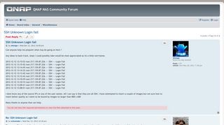 
                            2. SSH Unknown Login fail - QNAP NAS Community Forum