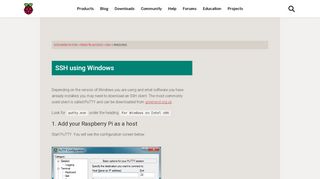 
                            5. SSH using Windows - Raspberry Pi Documentation