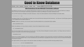 
                            2. SSH-Verbindung mit dem Midnight Commander aufbauen - Good to ...