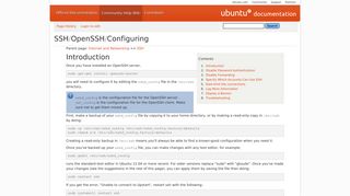 
                            11. SSH/OpenSSH/Configuring - Community Help Wiki - Ubuntu ...