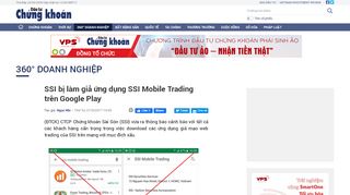 
                            10. SSI bị làm giả ứng dụng SSI Mobile Trading trên Google Play | 360 ...