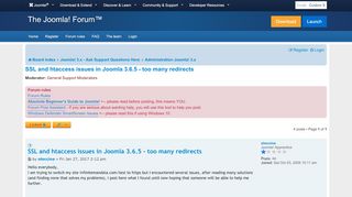 
                            3. SSL and htaccess issues in Joomla 3.6.5 - too many redirects ...