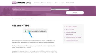 
                            3. SSL and HTTPS - WooCommerce Docs