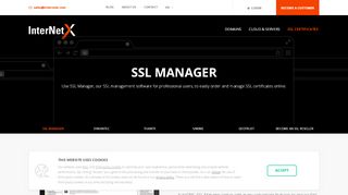 
                            3. SSL Manager: easily order and manage SSL certificates - InterNetX