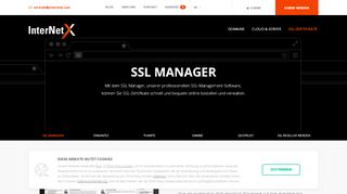
                            2. SSL Manager: Zertifikate einfach verwalten und bestellen - InterNetX