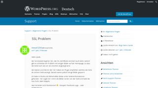 
                            6. SSL Problem | WordPress.org