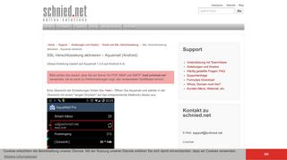 
                            3. SSL-Verschlüsselung aktivieren – Aquamail (Android) | schnied.net