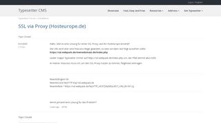 
                            12. SSL via Proxy (Hosteurope.de) - Installation - Typesetter CMS