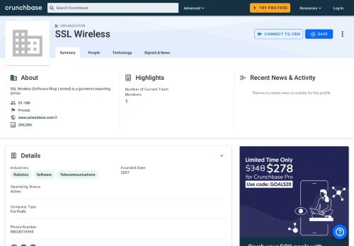 
                            9. SSL Wireless | Crunchbase