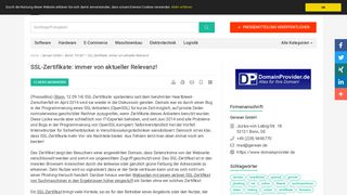 
                            8. SSL-Zertifikate: immer von aktueller Relevanz! - Gerwan GmbH ...