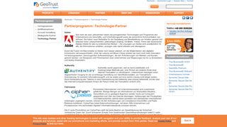 
                            9. SSL-Zertifikate Technology Partner - GeoTrust