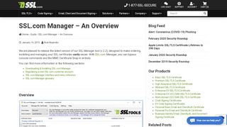 
                            4. SSL.com Manager - An Overview - SSL.com