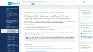 
                            10. SSO dusdanig configureren dat Salesforce Federation Services van ...