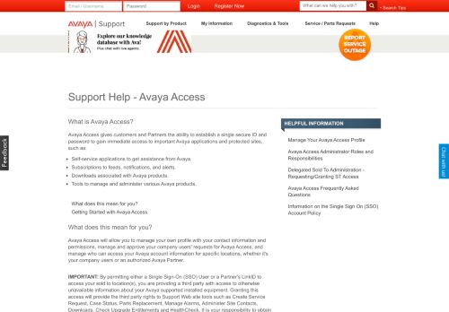 
                            9. SSO Login - Avaya Support