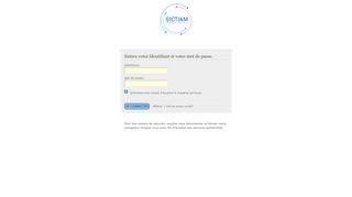 
                            1. SSO - Service d'authentification SICTIAM