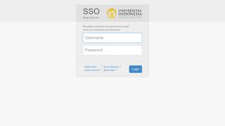 
                            3. SSO UI - Beasiswa UI