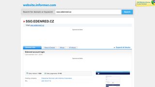 
                            8. sso.edenred.cz at WI. Edenred account login - Website Informer