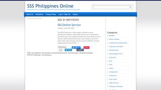 
                            10. sss e-services | SSS Philippines Online