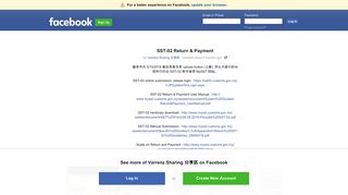
                            7. SST-02 Return & Payment | Facebook