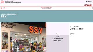 
                            13. Ssy - Shop View - Sunway Pyramid
