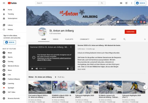 
                            11. St. Anton am Arlberg - YouTube