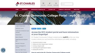 
                            11. St. Charles Community College Portal - mySCC