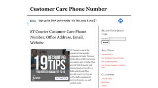 
                            8. ST Courier Customer Care Phone Number, Office Address, Email ...