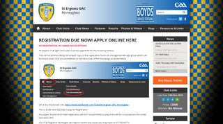 
                            11. St Ergnats GAC - REGISTRATION DUE NOW! APPLY ONLINE HERE