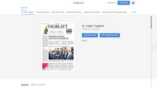 
                            12. St. Galler Tagblatt - E-Paper