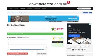 
                            6. St. George bank down? Current problems and outages | Downdetector