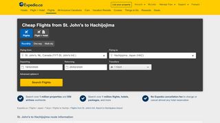 
                            11. St. John's to Hachijojima Flights: Book Flights from YYT to HAC | Expedia
