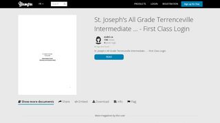 
                            10. St. Joseph's All Grade Terrenceville Intermediate ... - First Class Login