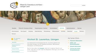 
                            8. St. Laurentius Usingen: Pfarrei St. Franziskus und Klara - Usinger Land