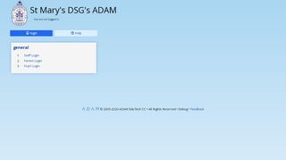 
                            8. St Mary's DSG's ADAM - Welcome to ADAM