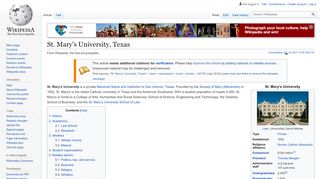 
                            8. St. Mary's University, Texas - Wikipedia