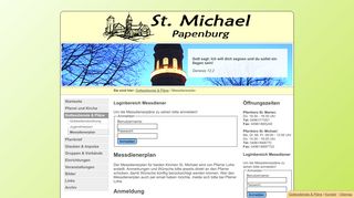 
                            2. St. Michael Papenburg: Messdienerplan