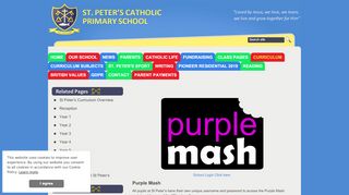 
                            10. St Peters Catholic Primary School - Purple Mash