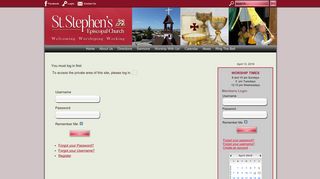 
                            12. St. Stephen's Episcopal Church :: Login