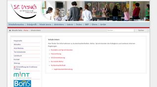 
                            7. St. Ursula-Gymnasium Freiburg - Schule intern