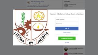 
                            8. St. Xavier's College, Ranchi - Facebook