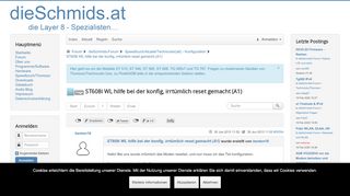 
                            4. ST608i WL hilfe bei der konfig, irrtümlich reset gemacht (A1 ...