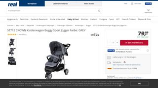 
                            10. ST712 CROWN Kinderwagen Buggy Sport Jogger Farbe: | real