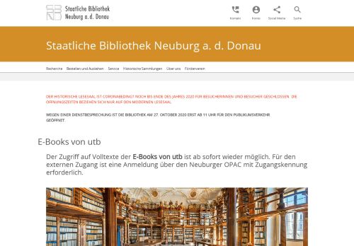 
                            13. Staatliche Bibliothek Neuburg a. d. Donau