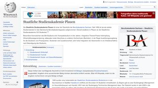 
                            10. Staatliche Studienakademie Plauen – Wikipedia