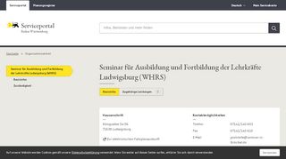 
                            6. Staatliches Seminar für Didaktik und Lehrerbildung (RS) Ludwigsburg ...