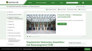 
                            9. Staatsbetrieb Sächsisches Immobilien- und Baumanagement: Startseite